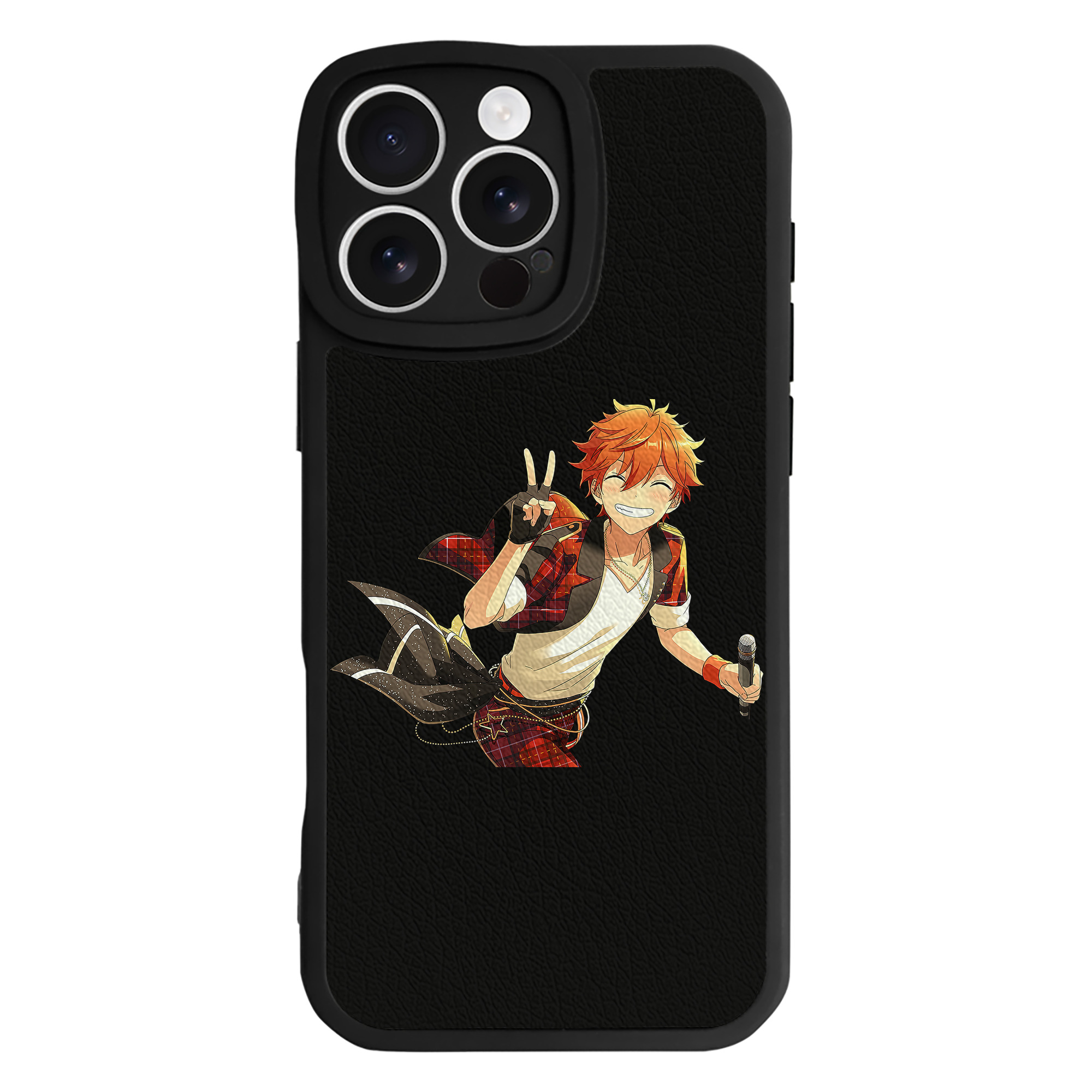 （画像用） あんさんぶるスターズ! Ensemble Stars 【iPhone 16シリーズ対応】シリコンスマホケース（レザー調） 材質：シリコン